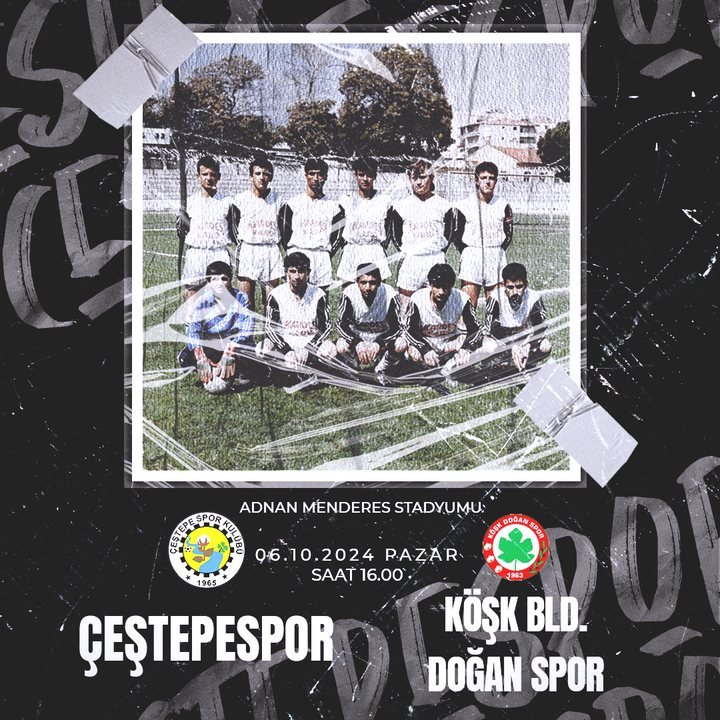 Çeştepespor maç günü postu